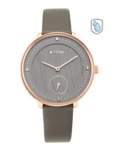 Titan Women Grey Analogue Watch 2651WL01