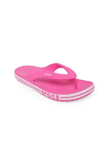 Crocs Bayaband  Women Pink Solid Thong Flip-Flops