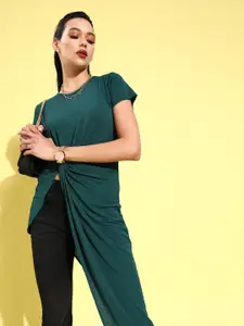 Veni Vidi Vici Women Gorgeous Green Sleek Top