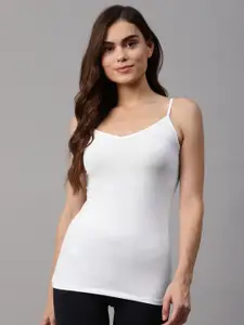Marks & Spencer Women White Solid Camisole