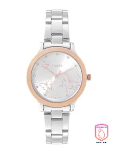 Timex Women Silver-Toned Analogue Watch - TW000T634