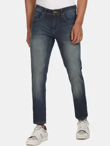 Cherokee Men Blue Regular Fit Mid-Rise Low Distress Jeans