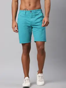 Roadster Men Blue Solid Regular Fit Shorts