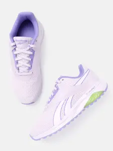 Reebok Women Lavender Woven Design Liquifect 90 Running Shoes