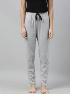 QUARANTINE Women Grey Melange Solid Lounge Pants