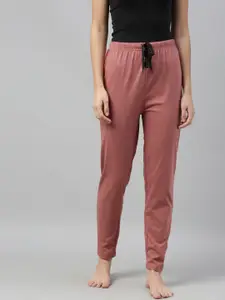 QUARANTINE Women Pink Solid Lounge Pants