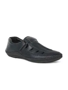 Khadims Men Navy Blue Shoe-Style Sandals