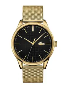 Lacoste Men Back & Gold-Toned Vienna Analogue Watch 2011104
