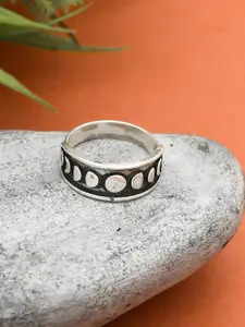 Silvermerc Designs Silver-Plated Sterling Silver Handcrafted Finger Ring