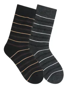 Bonjour Pack Of 2 Men Multi Premium Woolen Socks