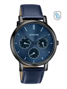 Sonata Women Blue Analogue Watch 8164NL04