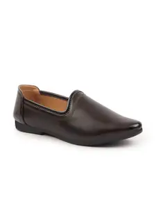 FAUSTO Men Brown Memory Foam Mojaris