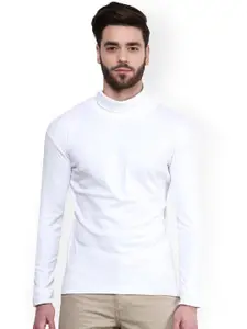 Hypernation White Slim Fit Pure Cotton T-shirt