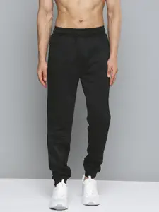 HRX By Hrithik Roshan Men Anthracite Typographic Slim Antimicrobial Training Joggers