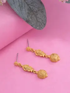 Estele Gold-Plated Classic Drop Earrings