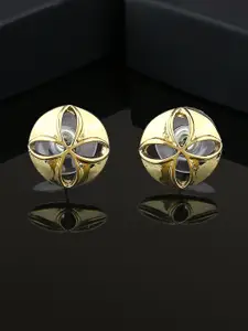 Estele Gold-Plated Geometric Drop Earrings