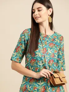 Anouk Women Ethnic Motifs Printed Straight Kurta