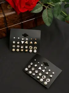 YouBella Set of 24 Gold-Plated Studs
