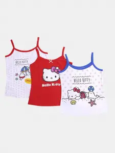 Bodycare Kids Girls Pack Of 3 Assorted Hello Kitty Innerwear Vests KIA9202-PK001