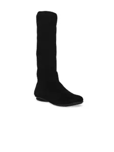 Bruno Manetti Women Black Flat Boots