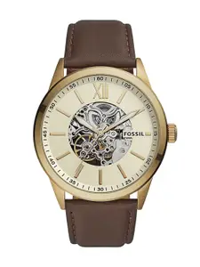 Fossil Men Brown Analogue Watch