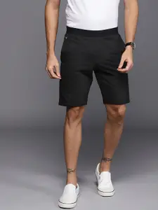 Allen Solly Tribe Men Black Solid Shorts