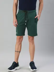 Allen Solly Tribe Men Dark Green Solid Regular Fit Shorts