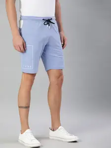 Allen Solly Tribe Men Blue Solid Regular Fit Shorts