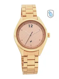 Fastrack Women Rose Gold Analogue Watch 6215WM01