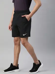 Nike Men Black Solid Regular Fit NK DF FLEX WVN Training Sports Shorts