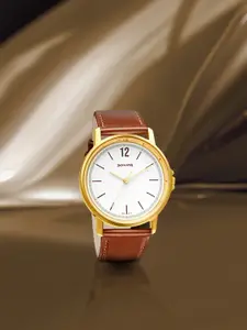 Sonata Men White Analogue Watch 77083YL02W