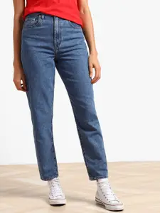 Levis Women Blue High LooseTapered Fit Stretchable Jeans