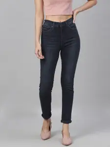 Levis Women Blue Skinny Fit Mid-Rise Clean Look Stretchable Waterless Sustainable Jeans