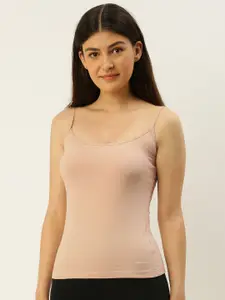 Fruit of the Loom Lightweight Cotton Camisole FCAS03-A1S3-RUGBY TAN
