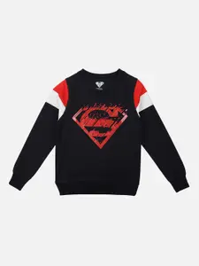 Kids Ville Superman featured Navy Sweatshirt for Boys