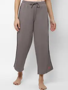 Allen Solly Women Grey Solid Lounge Pants