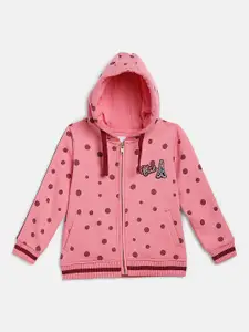 ELLE Girls Pink Printed Sweatshirt