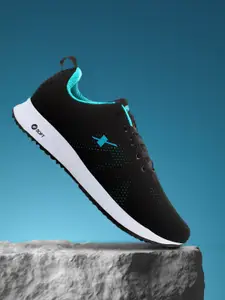 Sparx Women Black & Blue Running Shoes