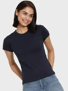 Bewakoof Women Slim Fit T-Shirt