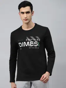 Alcis Men Black & White Printed Outdoor Sweatshirt