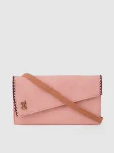 Baggit Women Pink PLANY GIANNA Solid Two Fold Wallet