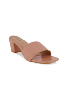 SCENTRA Women Pink Solid Sandals