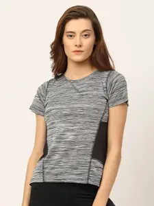 Rigo Grey Slim Fit Active Wear T-shirt