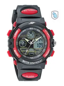 Sonata Men Multicoloured Analogue and Digital Watch 77116PP03W