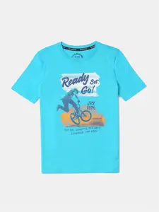 Jockey Boys Graphic Printed Super Combed Cotton T-shirt - AB23