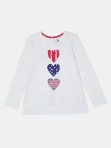 Jockey Girls Super Combed Cotton Printed Regular Fit T-shirt - UG11