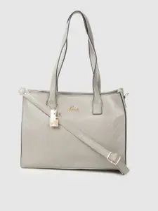 Lavie Vex Women Grey Medium Satchel Handbag