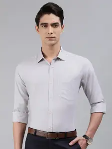 Park Avenue Men Grey Slim Fit Formal Shirt