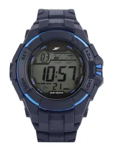 Sonata Ocean Series Men Blue Digital Watch 77055PP01