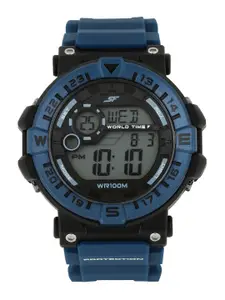 Sonata Ocean Series Men Blue Digital Watch 77061PP03
